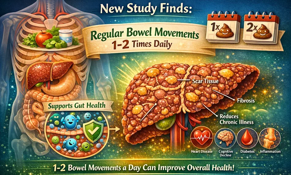 Diagram illustrating the human digestive system and the gut-microbiome connection