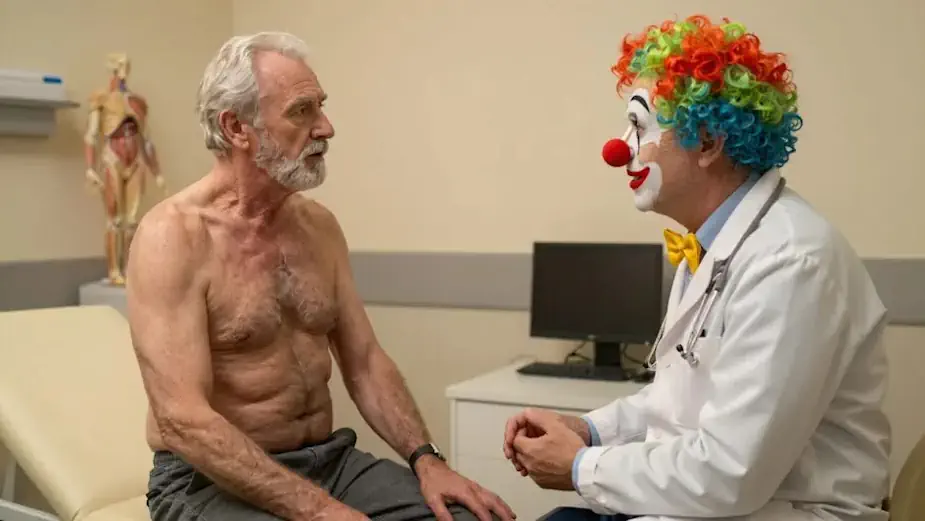 A doctor-patient mismatch illustration
